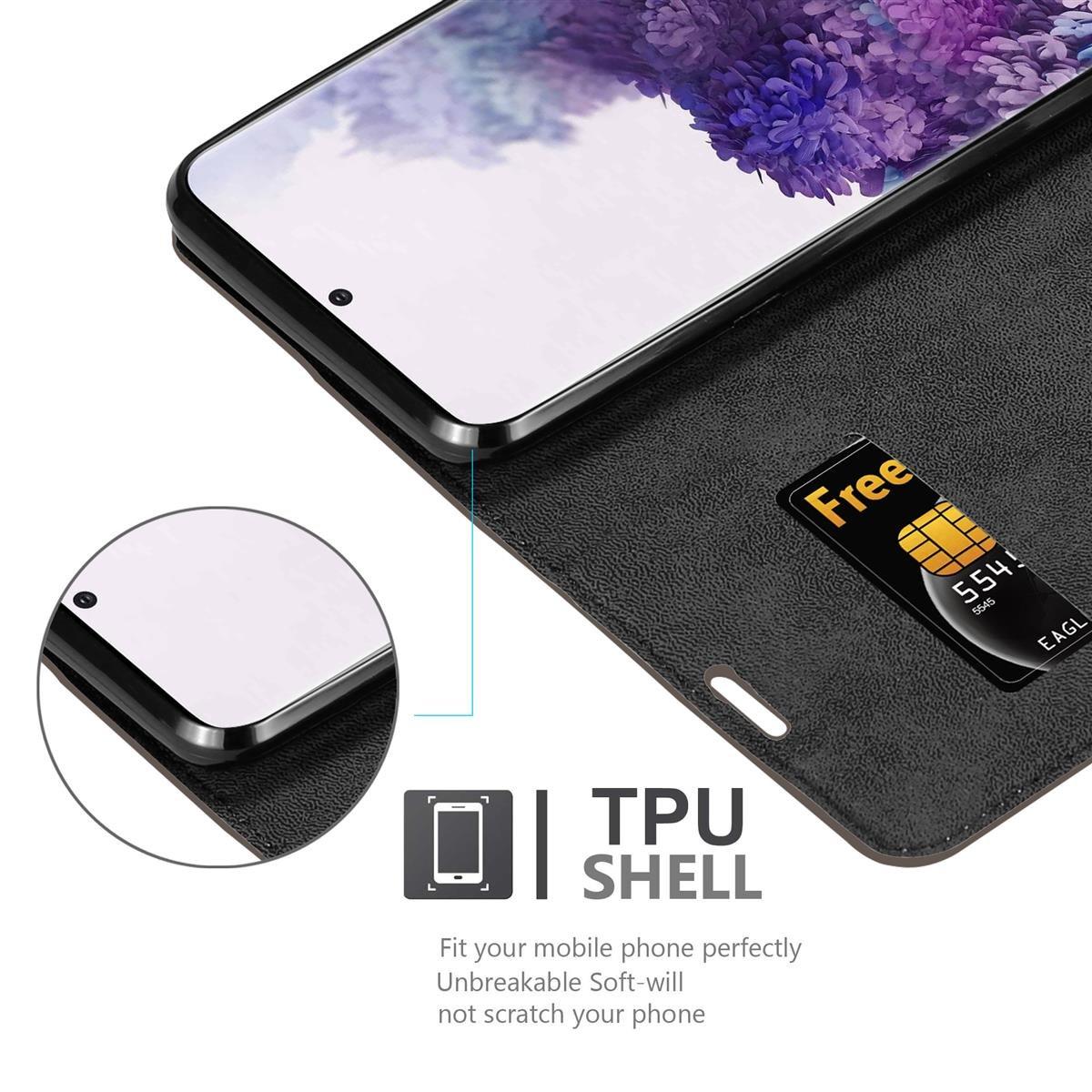 Cadorabo Hülle für Samsung Galaxy S20 PLUS Magnetverschluss, Kartenfach
