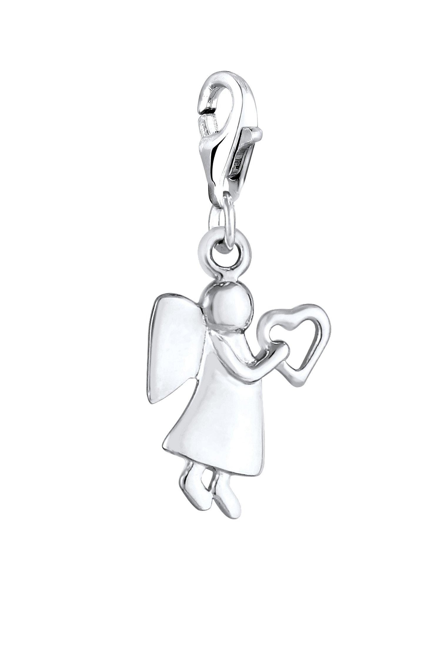 Elli Charm Anhänger Schutzengel Herz Himmel