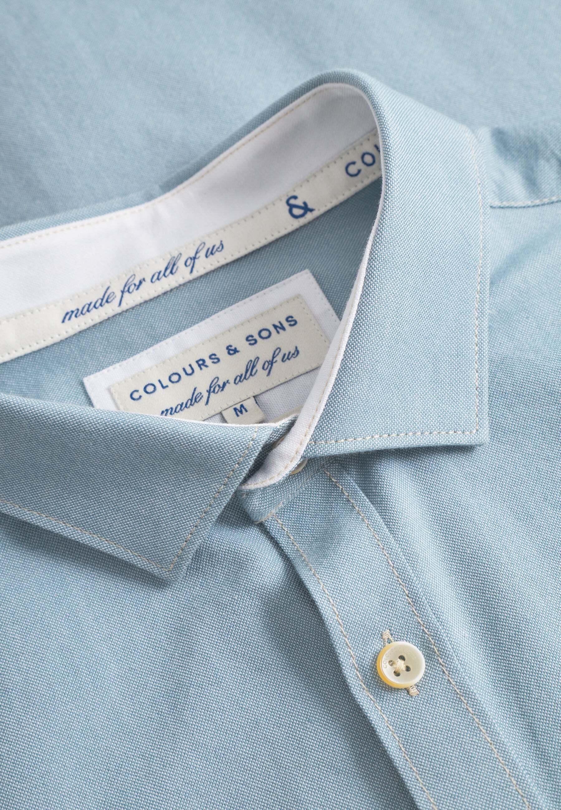 Colours & Sons Langarm Oxford Hemd Regular Fit