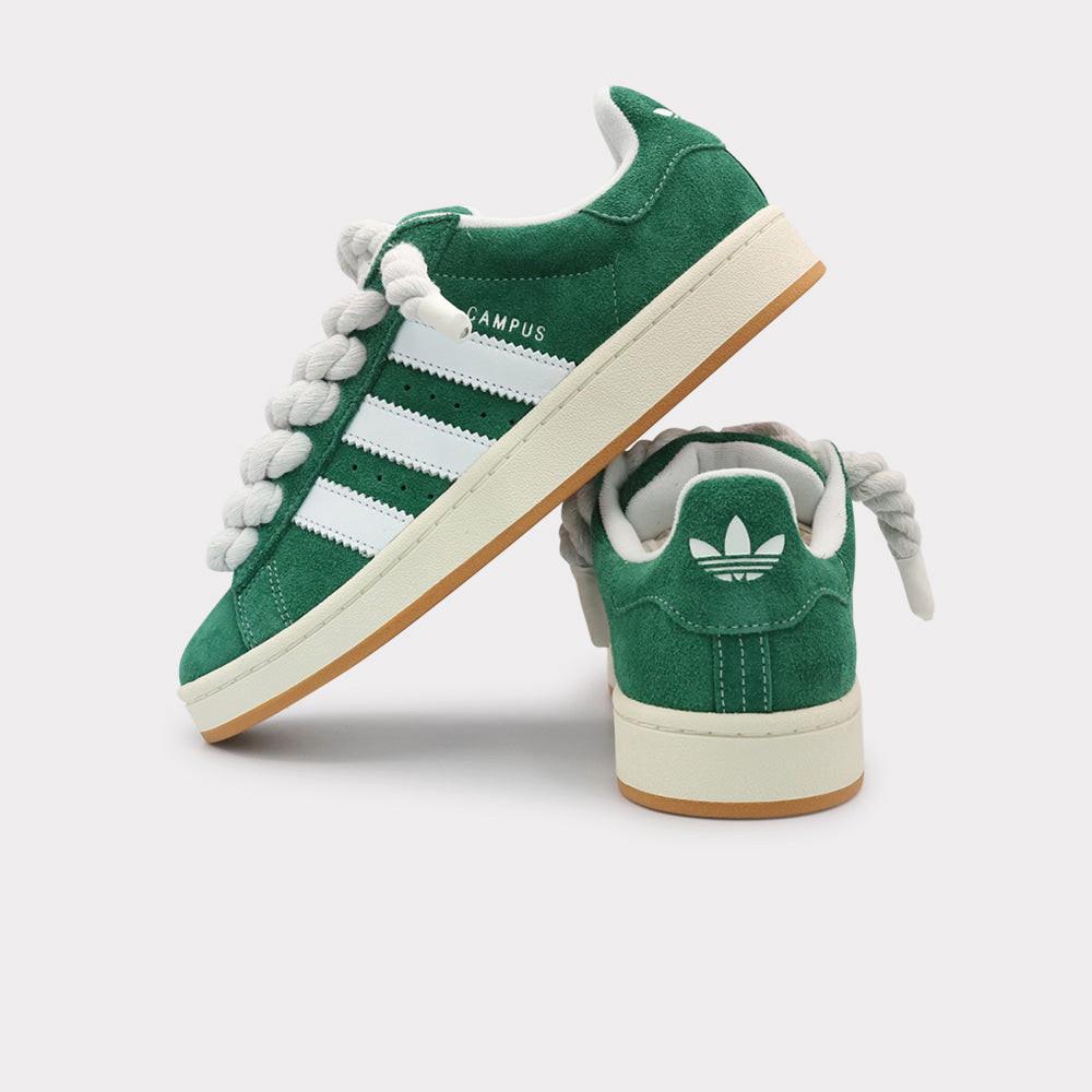 adidas Campus 00s Dark Green White - Rope Lace White
