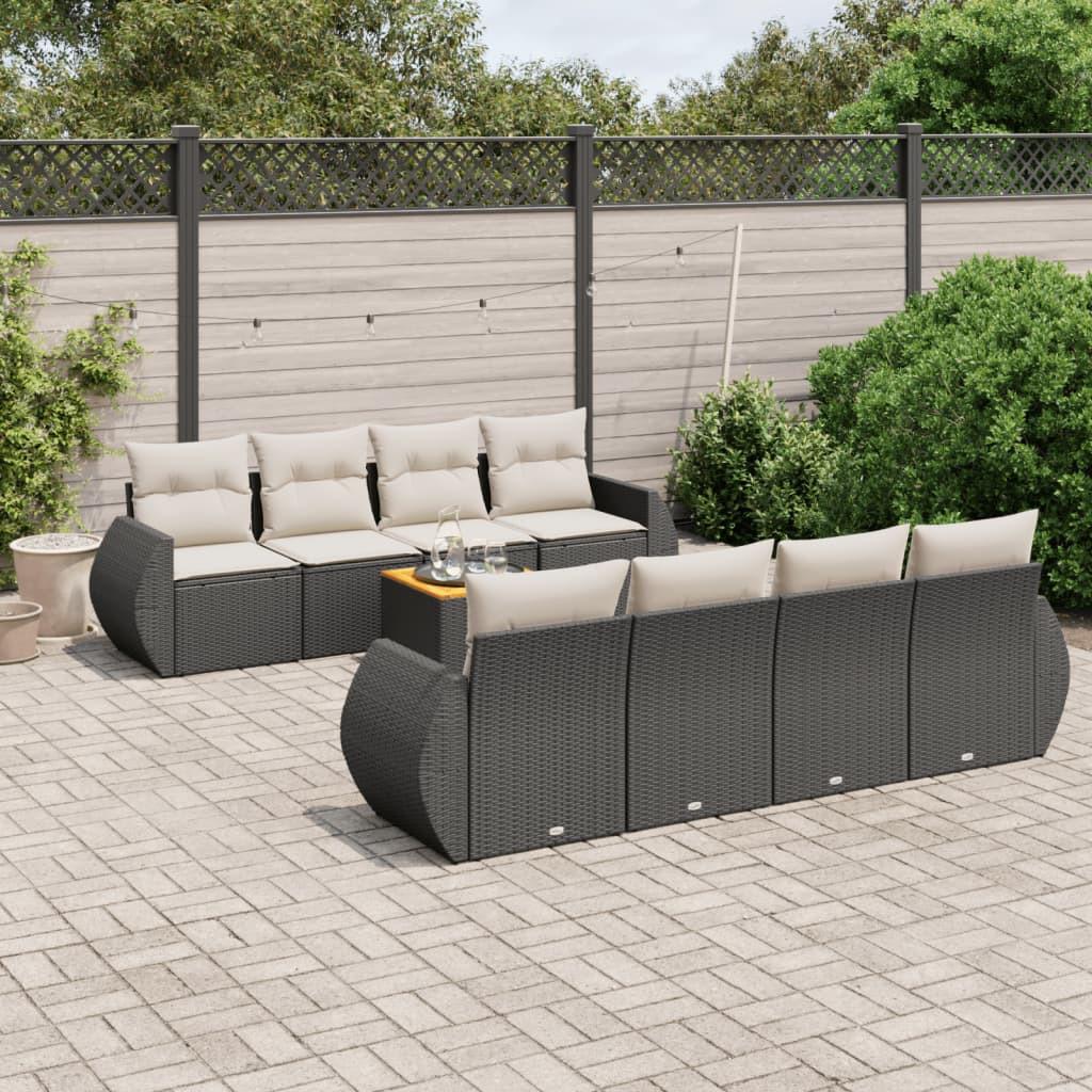 VidaXL Garten sofagarnitur poly-rattan