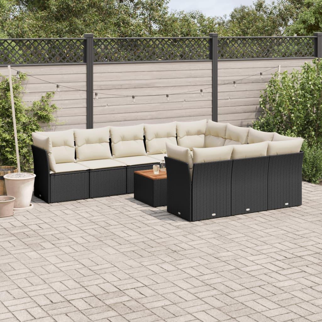VidaXL Garten sofagarnitur poly-rattan