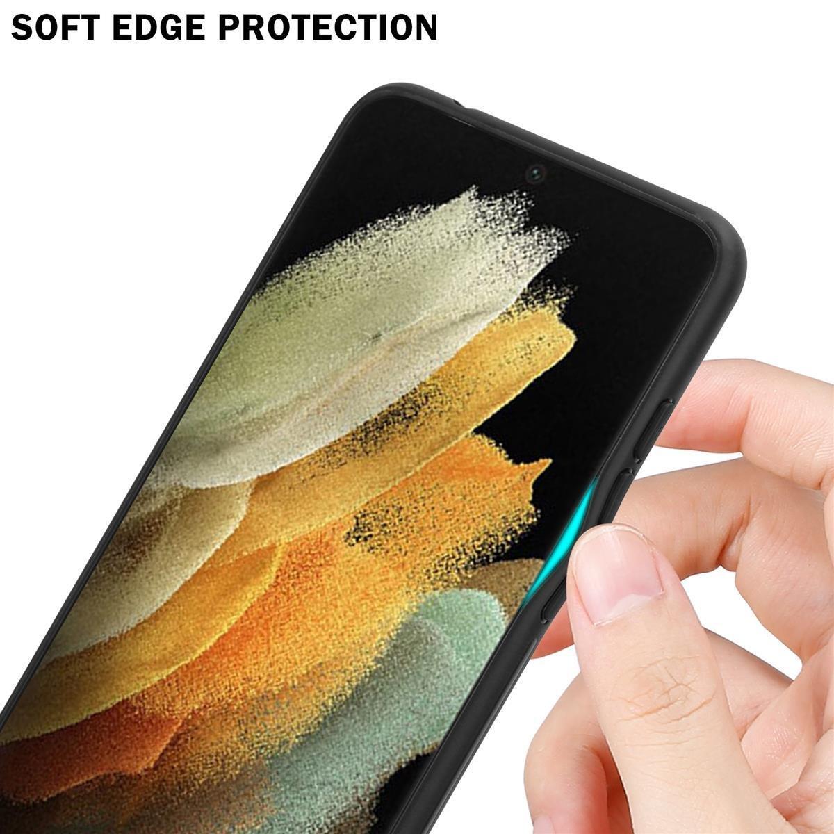 Cadorabo Hülle für Samsung Galaxy S21 ULTRA Zweifarbig