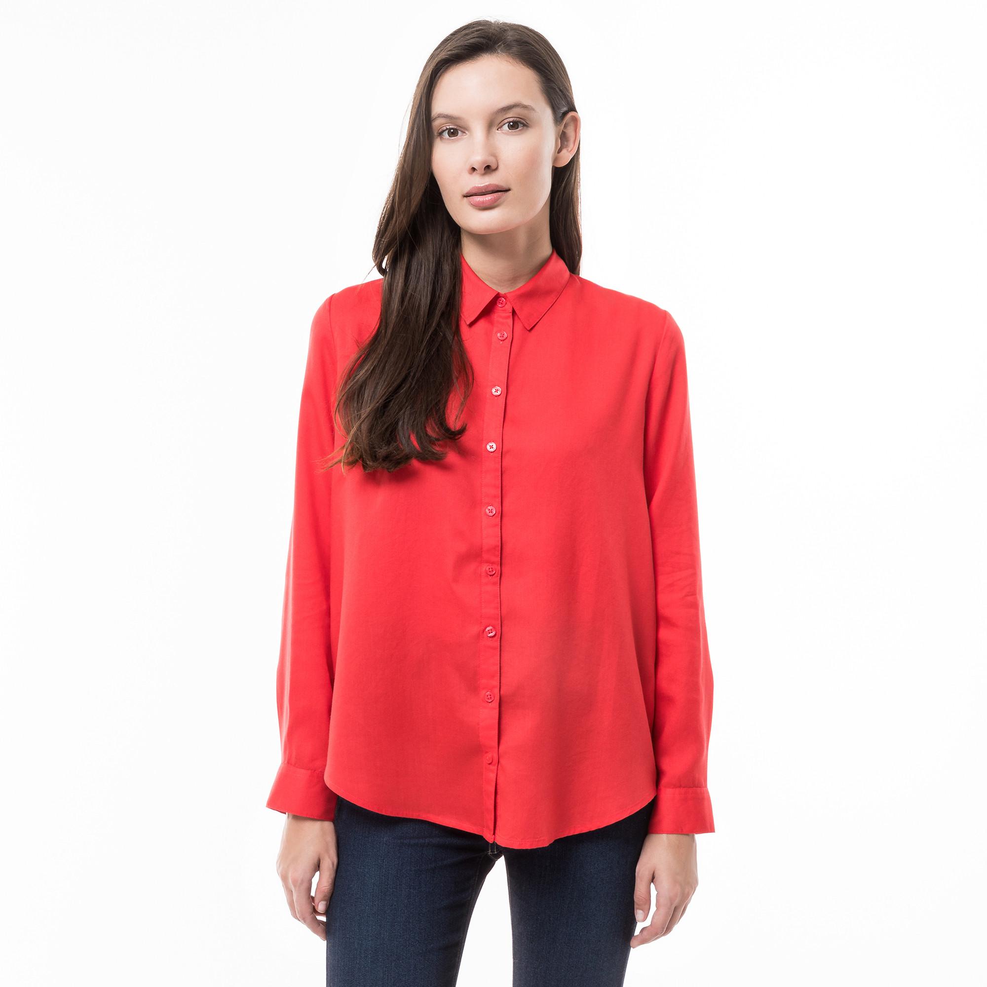 Manor Woman Langarm Bluse gepunktet