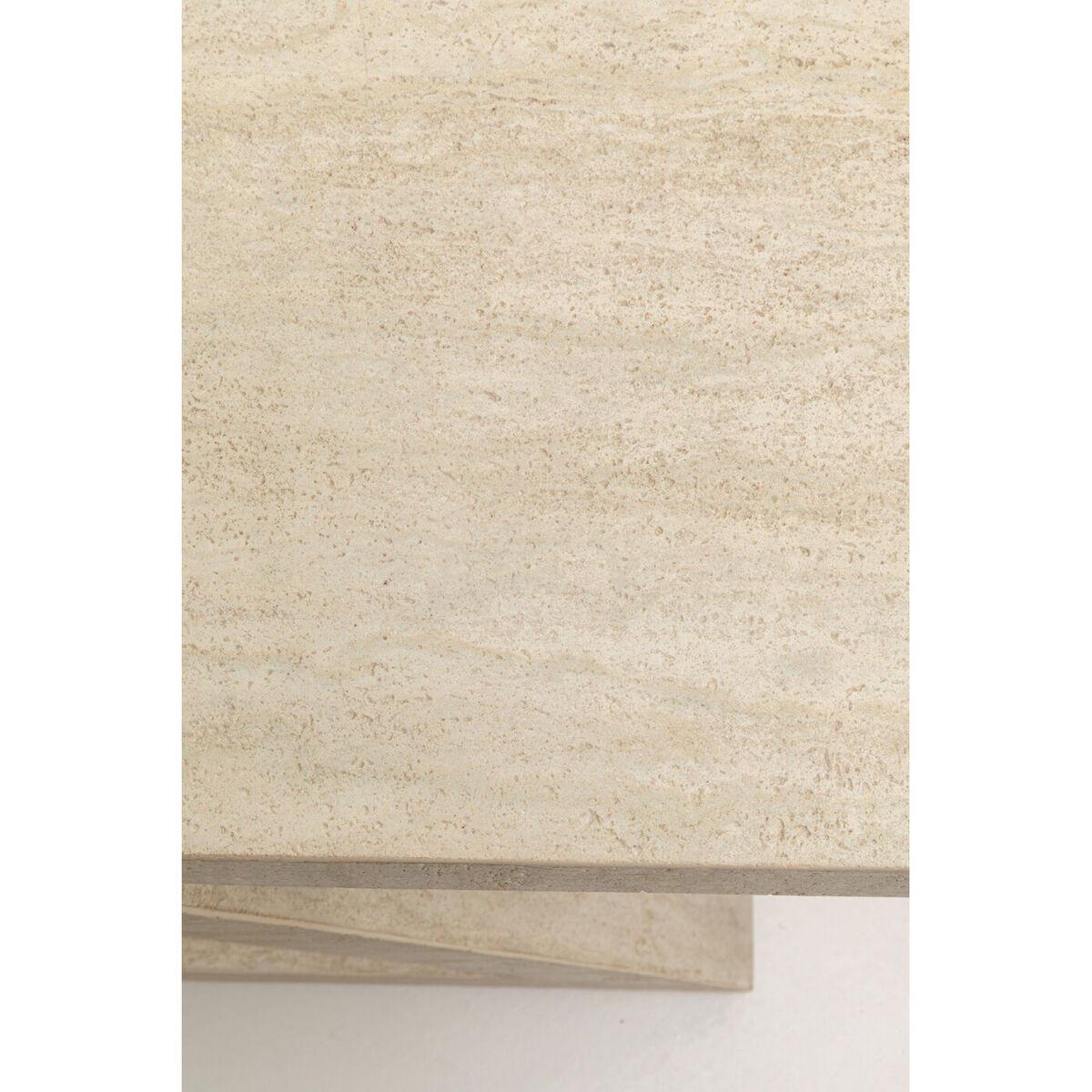 KARE Design Beistelltisch Luxury Z travertin 60
