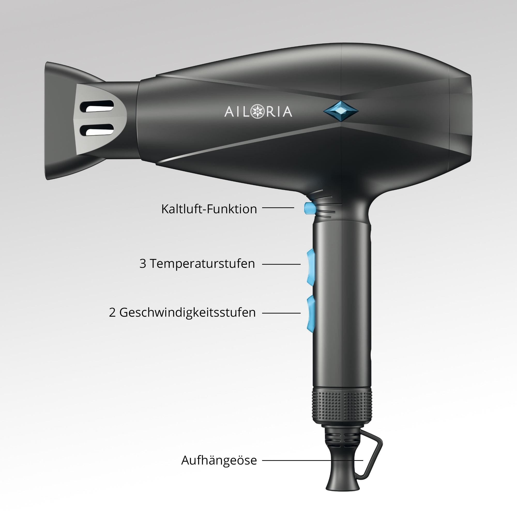 AILORIA SOUFFLE (CH-Version) Haartrockner mit Ionen-Technologie 2200 W