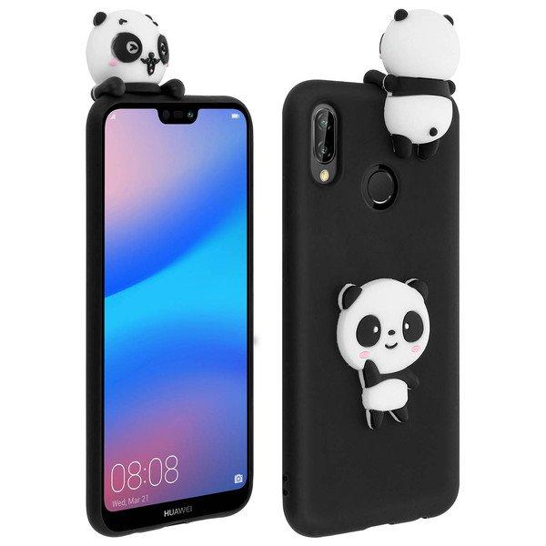 Avizar Huawei P20 Lite 3D Silikonhülle Schwarz