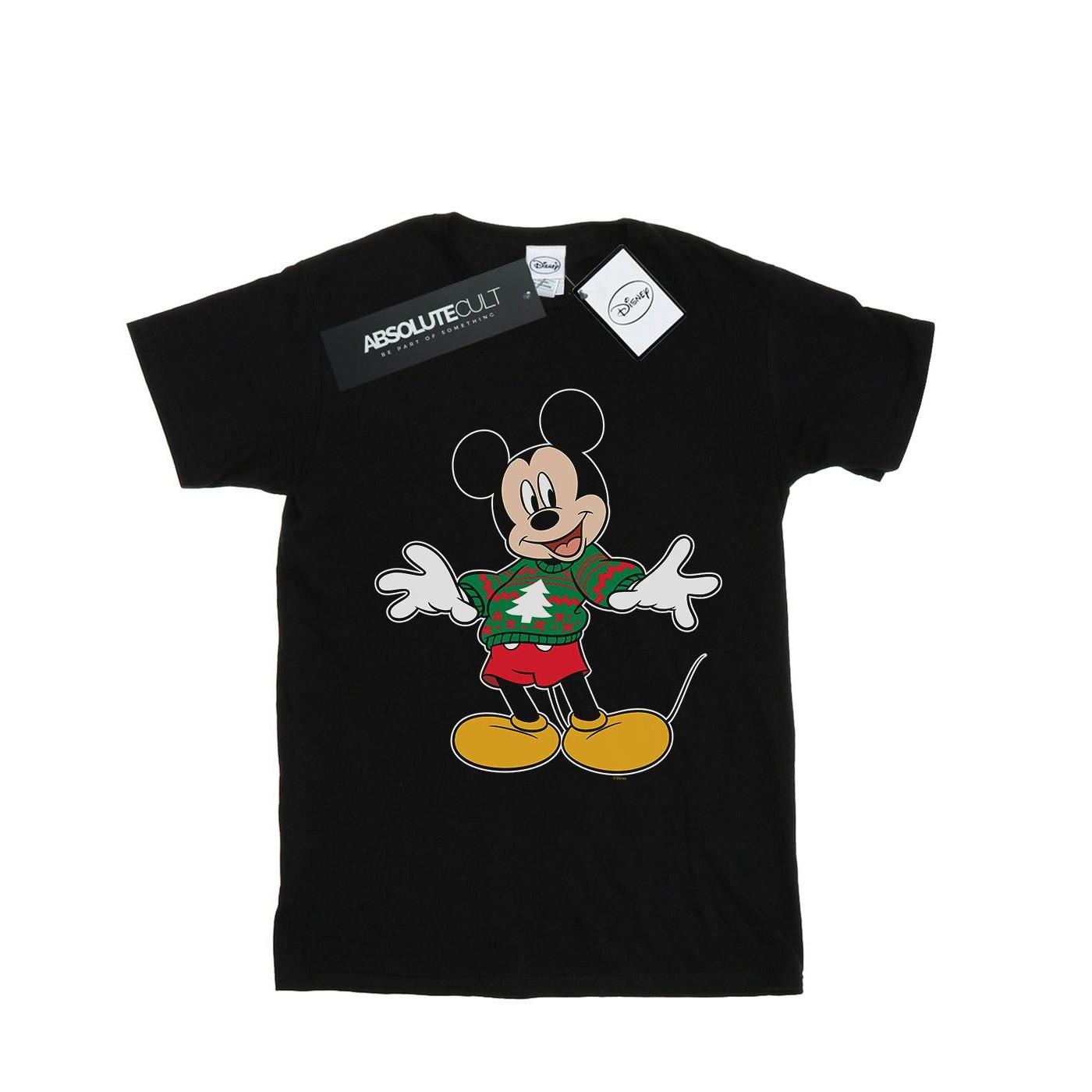Disney Mickey Mouse Christmas Jumper T-Shirt