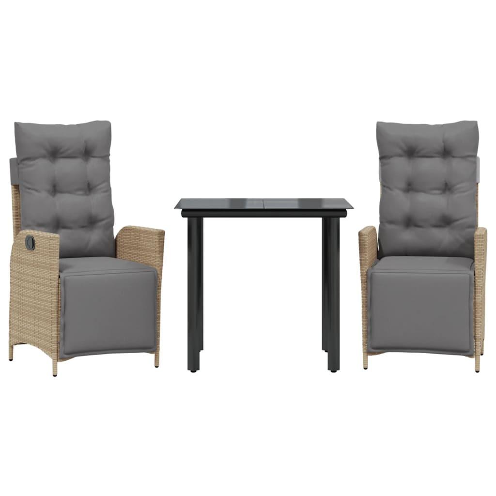 VidaXL Garten essgruppe poly-rattan