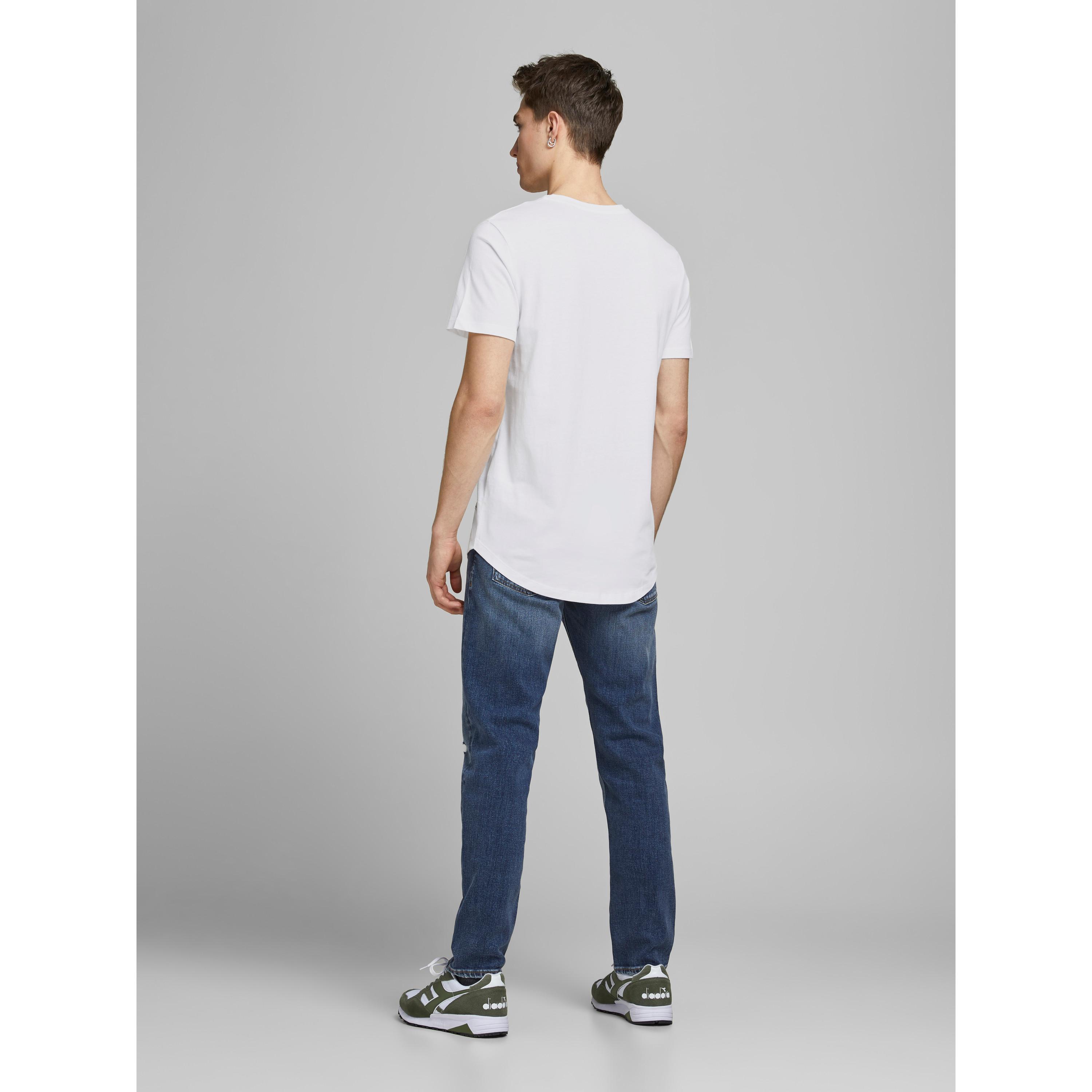 JACK & JONES JJENOATee Bio-Baumwolle Regular Fit T-Shirt