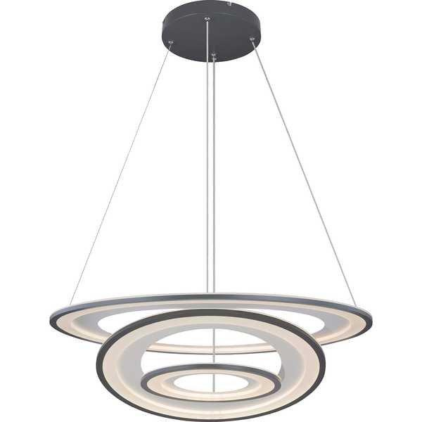 mutoni Hängeleuchte Torrelle Metall graphit 1xLED
