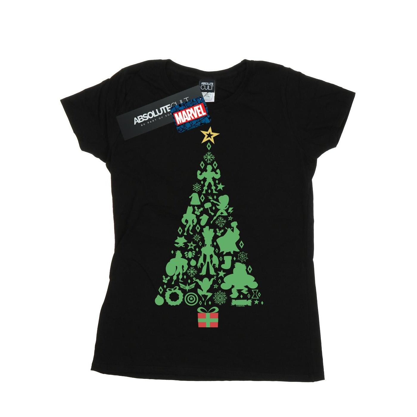 MARVEL Avengers Christmas Tree T-Shirt