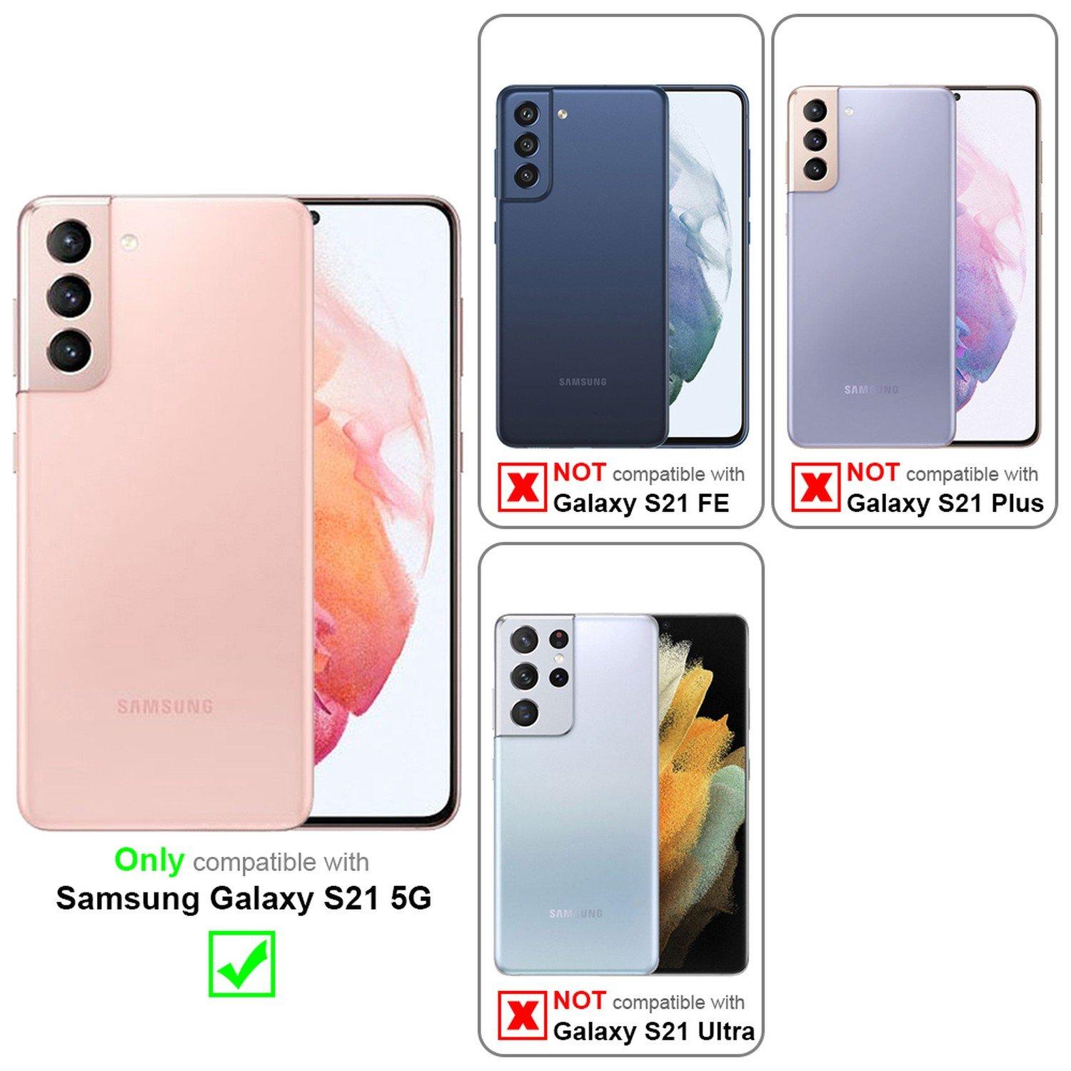 Cadorabo Hülle für Samsung Galaxy S21 5G TPU Silikon Liquid
