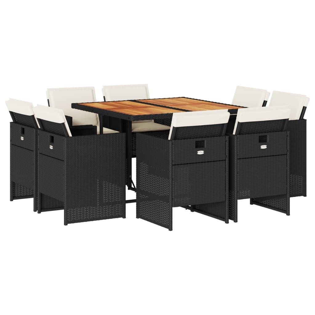 VidaXL Garten essgruppe poly-rattan