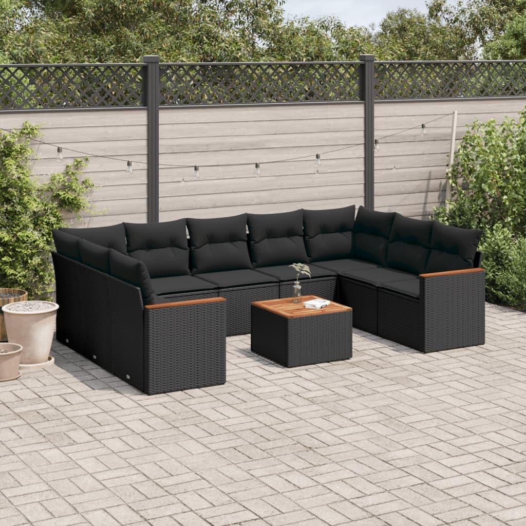 VidaXL Garten sofagarnitur poly-rattan