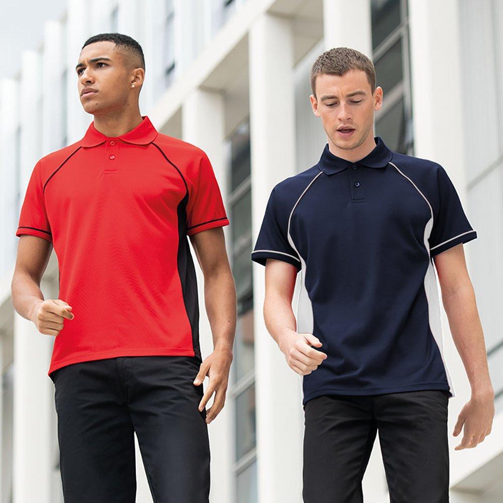Finden & Hales Sport PoloShirt Panel Performance