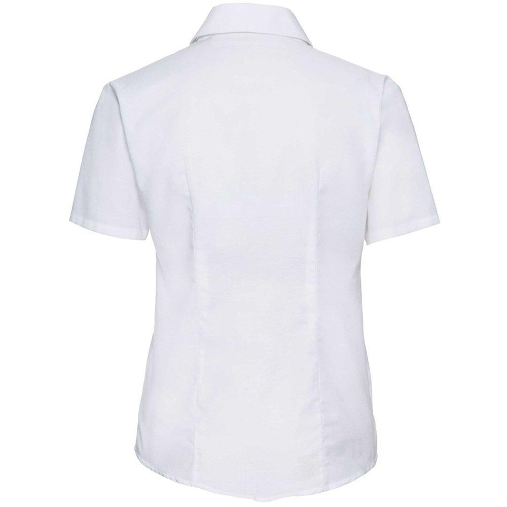Russell Easy Care Oxford Kurzarm Bluse
