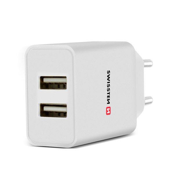 SWISSTEN USB-Ladegerät + USB-C Kabel Swissten