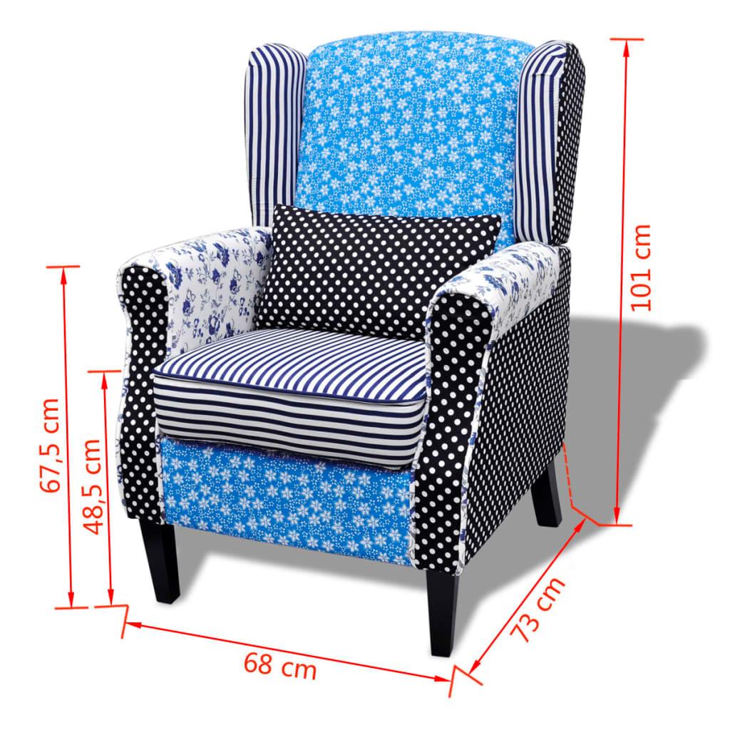 VidaXL Sessel gewebe