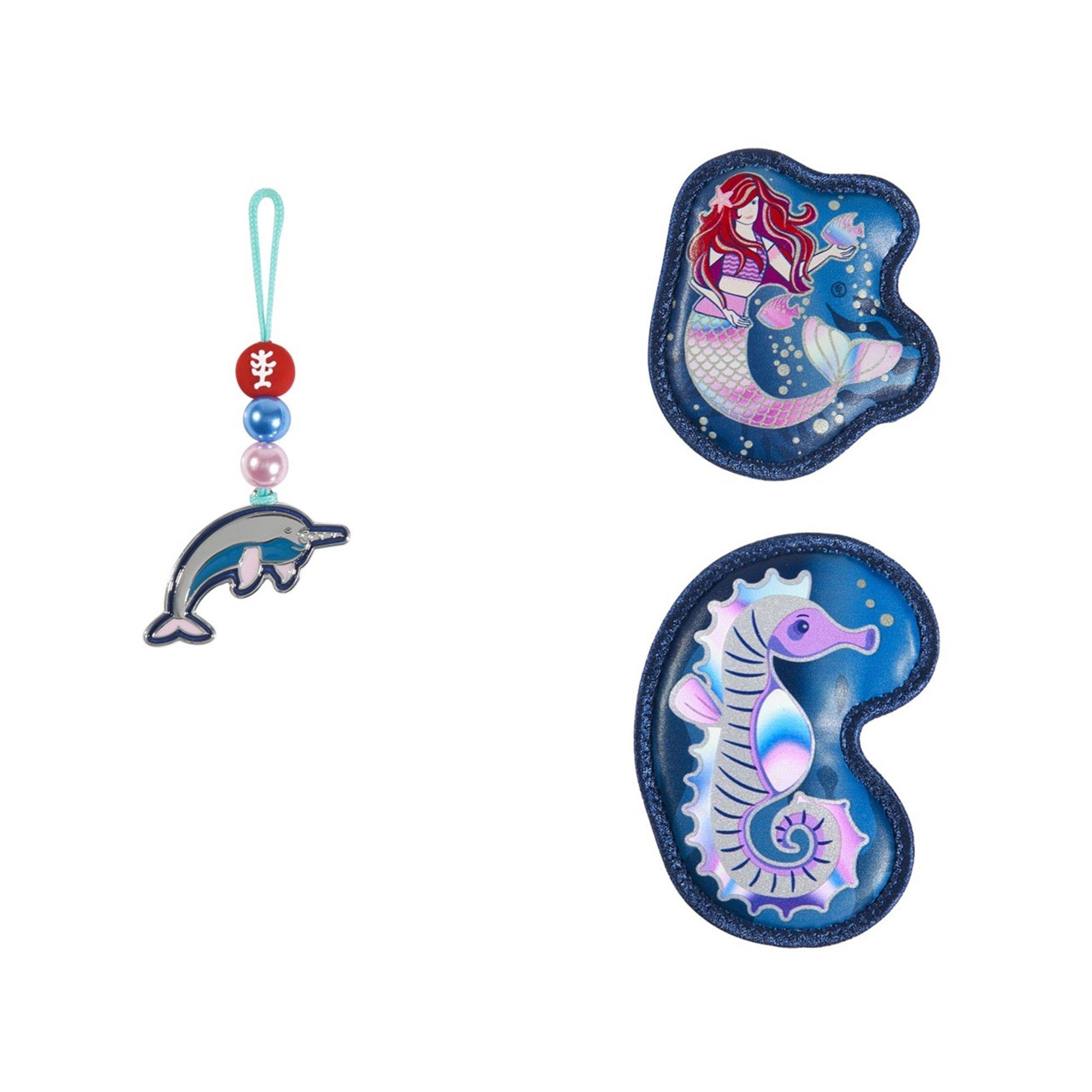 Step by Step Tornister Anhänger Set REFLECT Star Seahorse Zoe