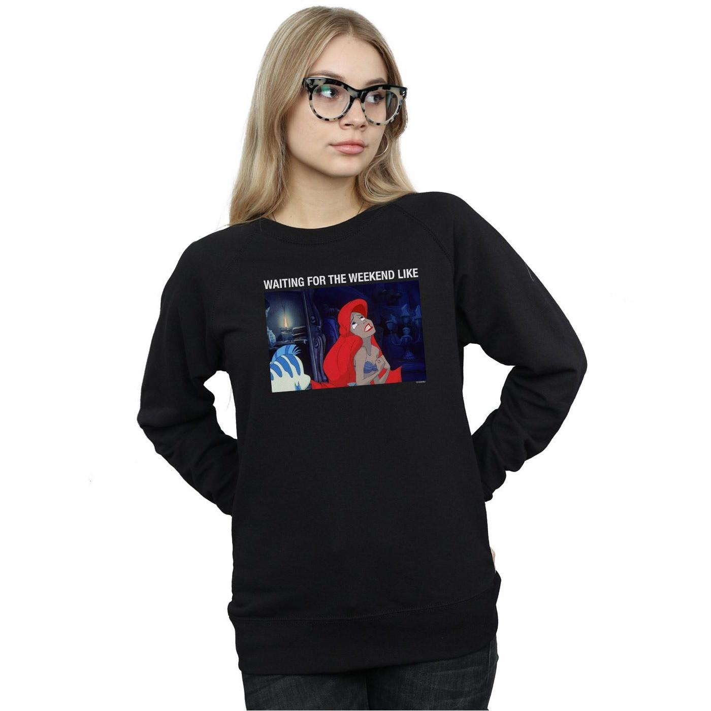 Disney The Little Mermaid Waiting For The Weekend Sweatshirt