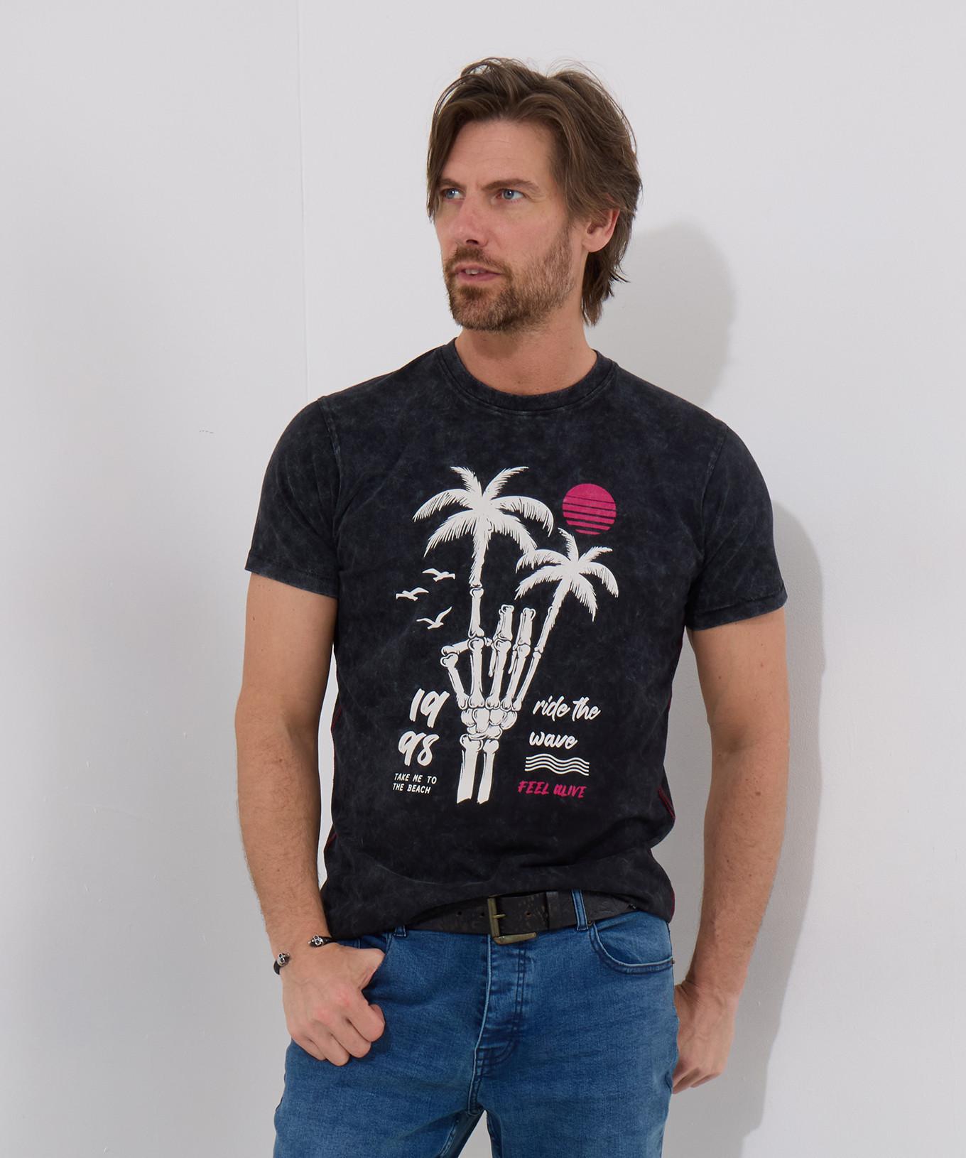 Joe Browns Palmen-Skelett Grafik T-Shirt