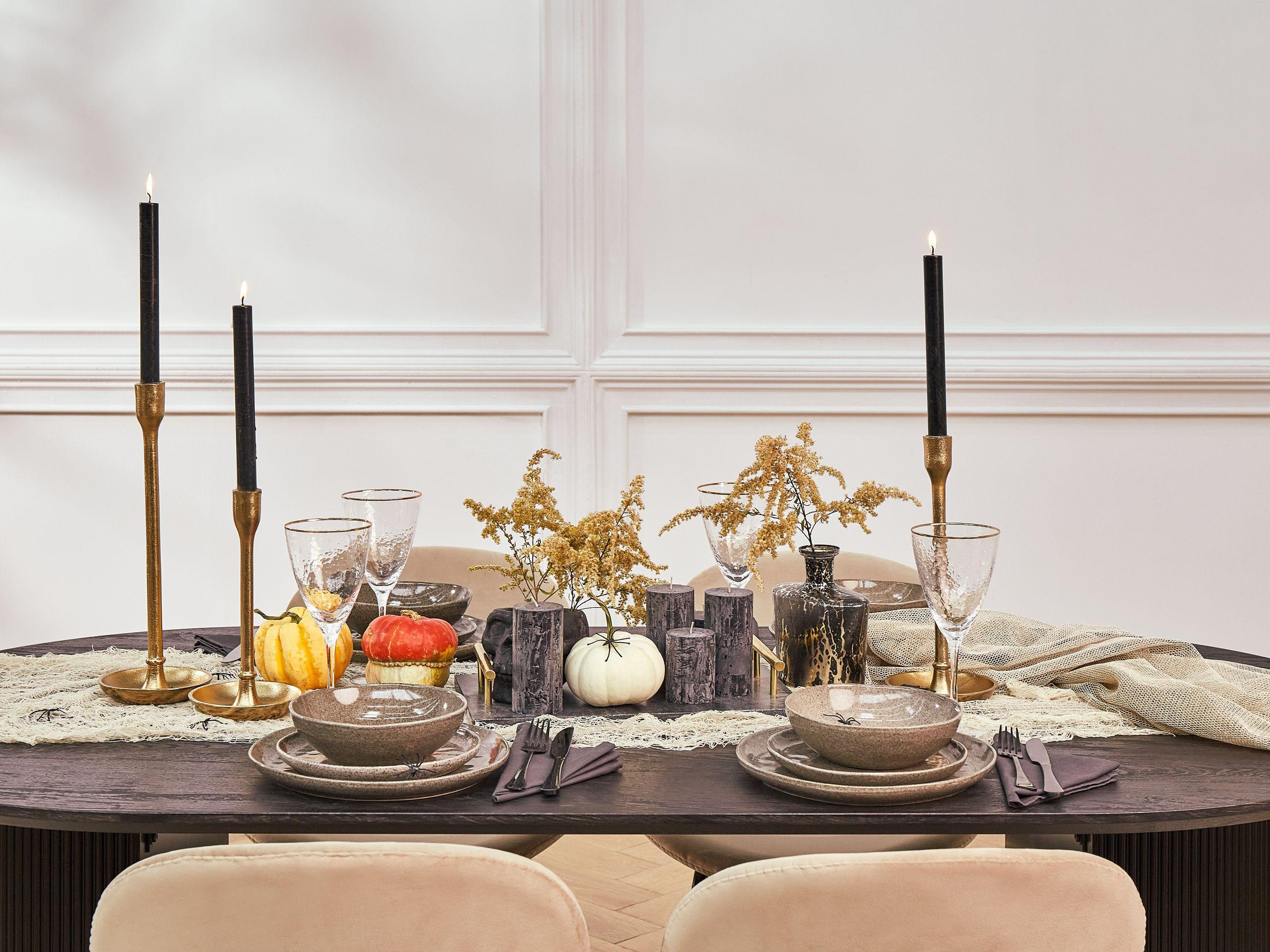 Beliani Weingläser im 4er Set aus Glas Retro TOPAZ