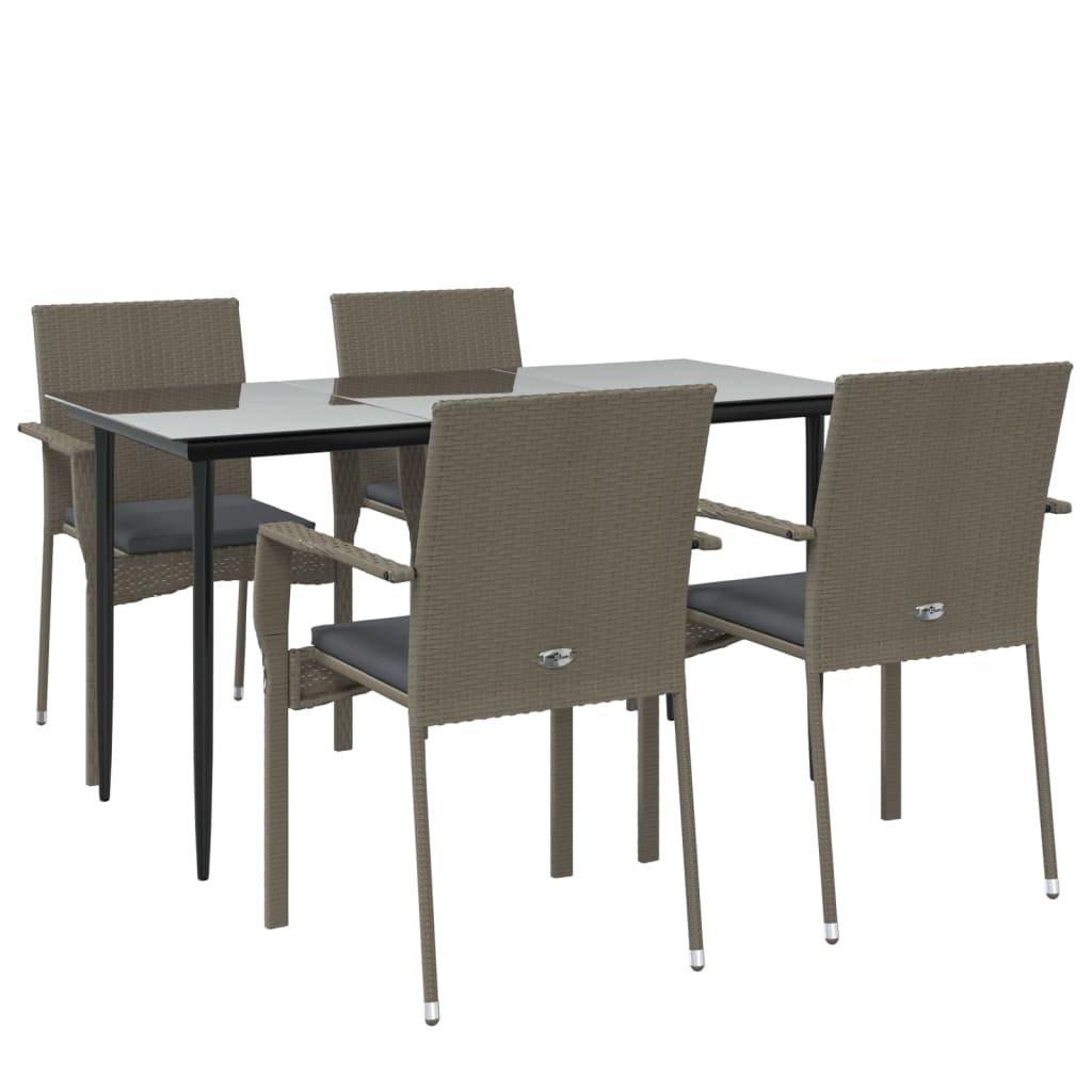 VidaXL Garten essgruppe poly-rattan