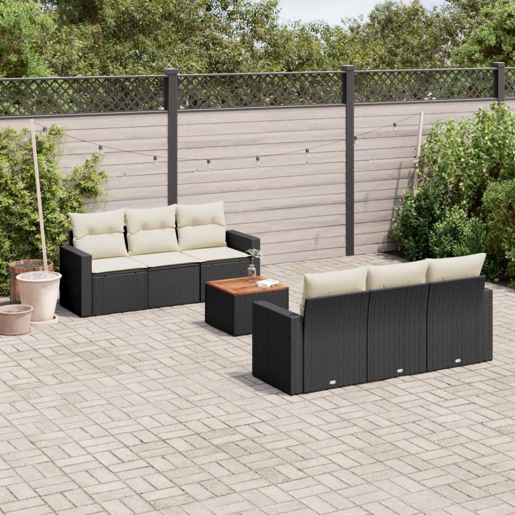 VidaXL Garten sofagarnitur poly-rattan