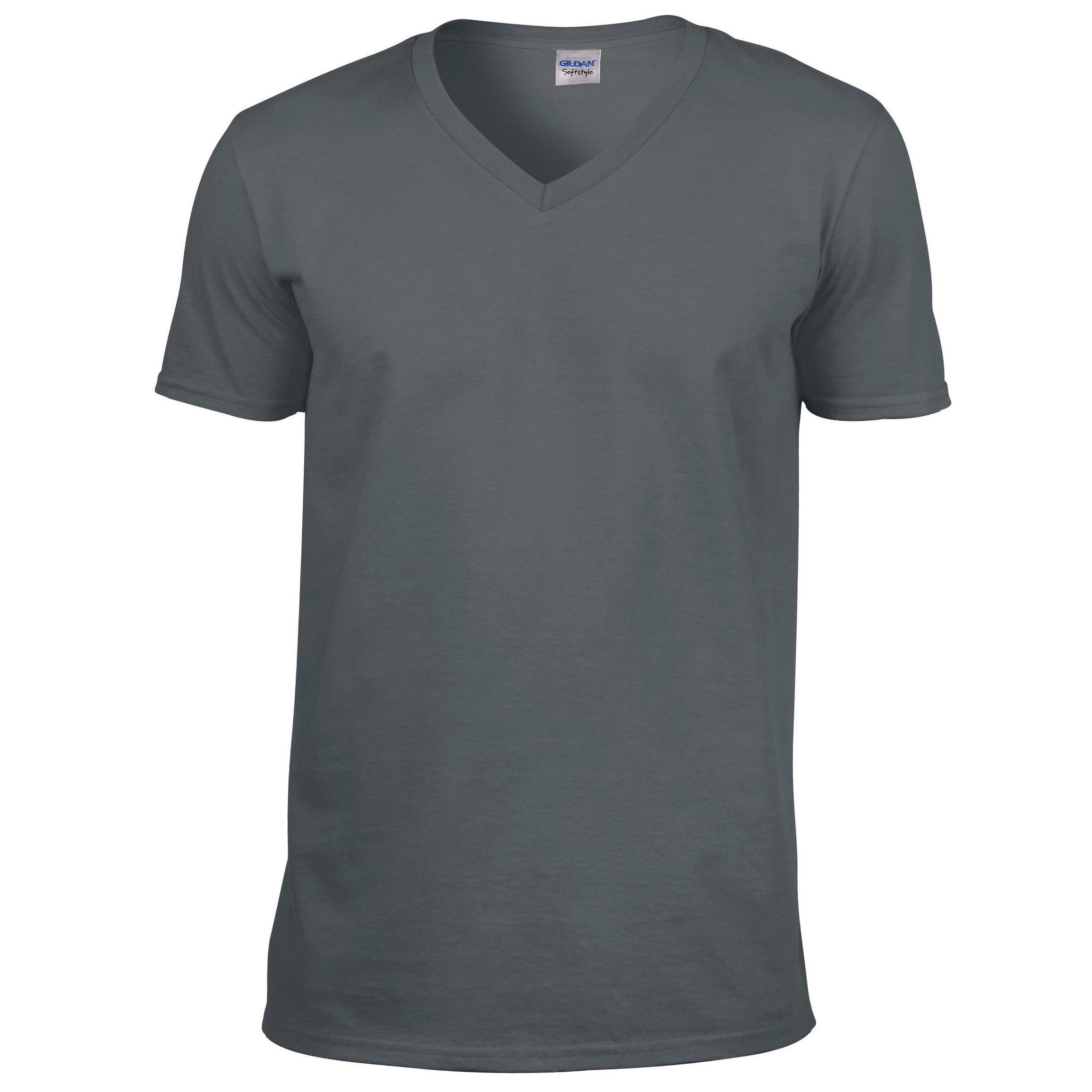 Gildan Soft Style V-Ausschnitt Kurzarm T-Shirt