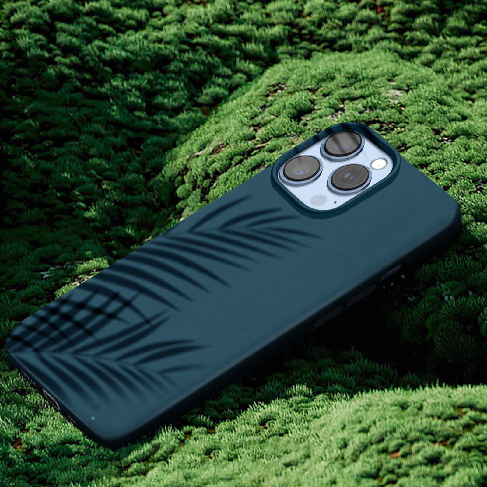 Avizar Recycelbare Hülle iPhone 15 Pro Blaugrau