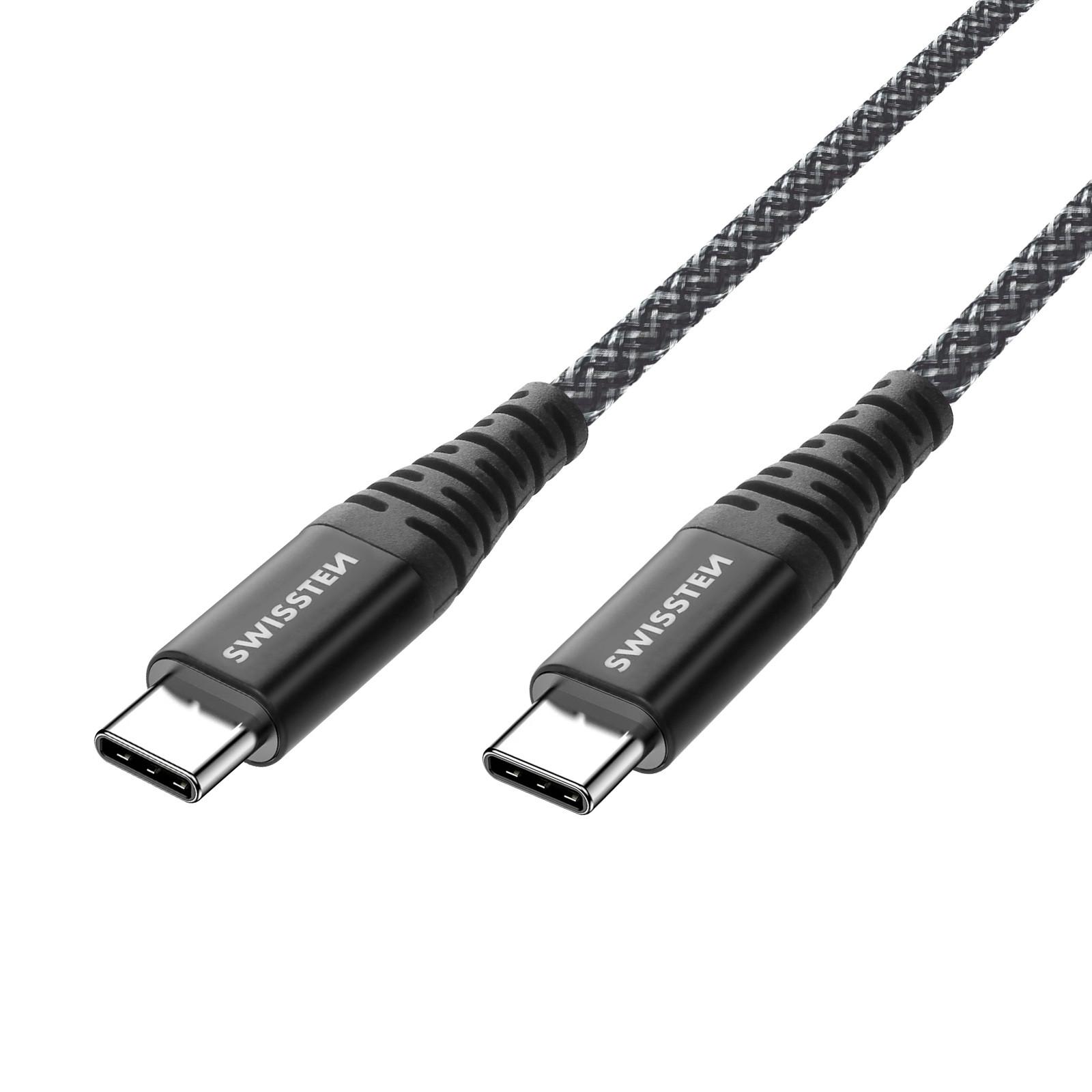 SWISSTEN USB-C / USB-C Kabel, Aramid Swissten