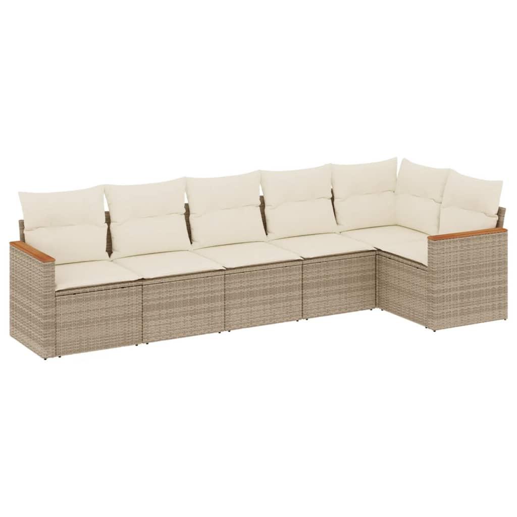 VidaXL Garten sofagarnitur poly-rattan