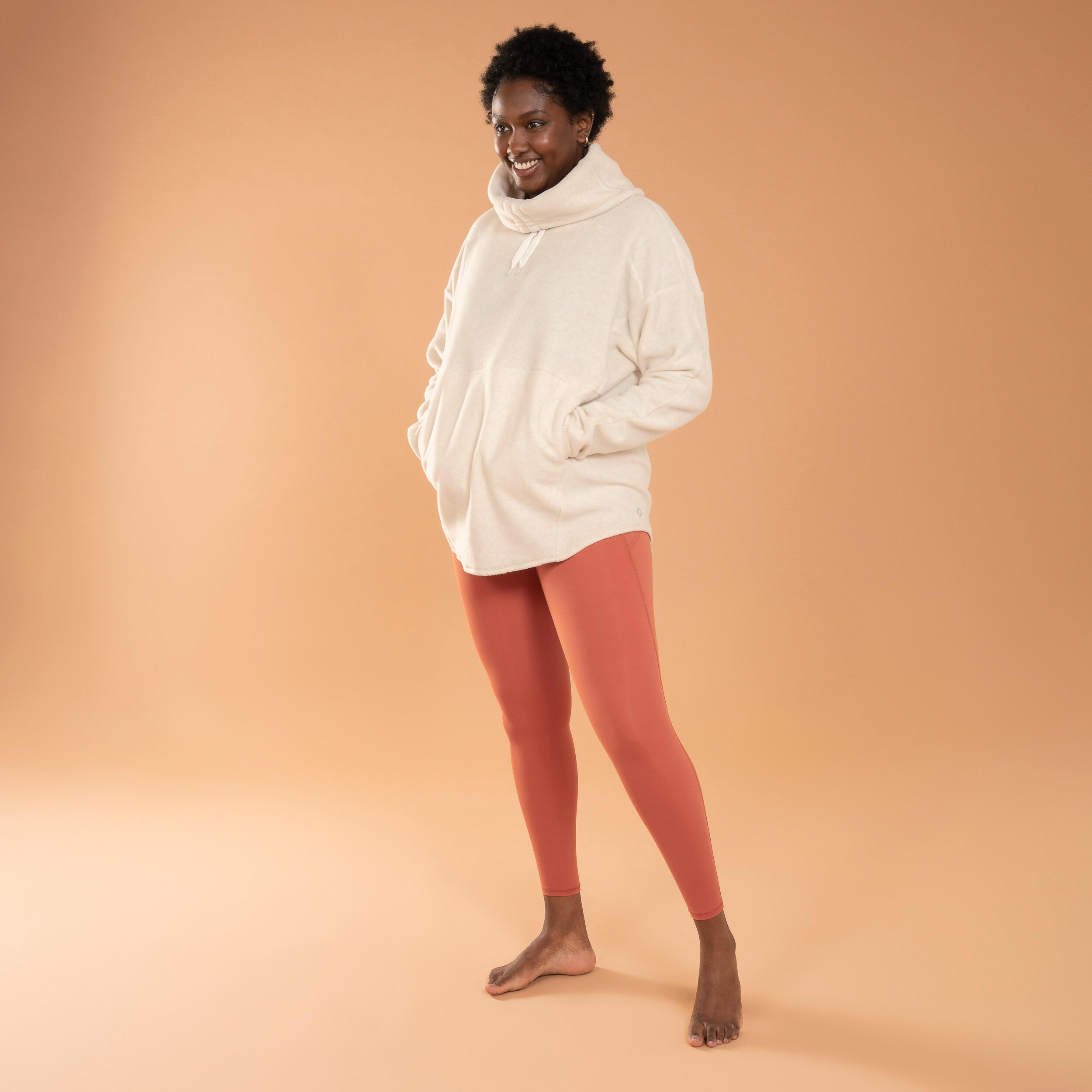 KIMJALY Sweatshirt Yoga Entspannung Fleece