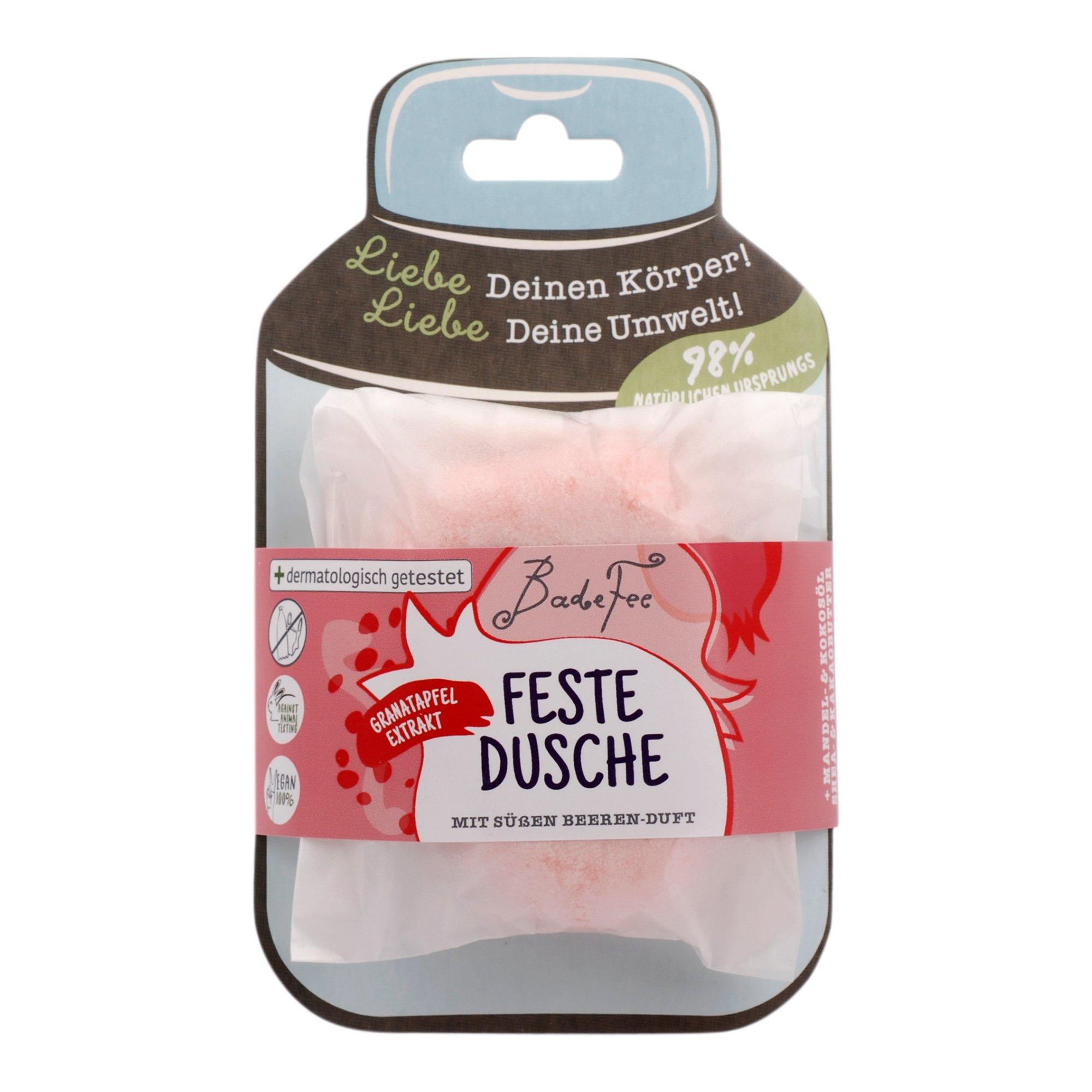 BadeFee Fazinierende feste Duschpflege mit reinigendemCremeschaum. Ein angenehm süßer D Faszinierende Feste Duschpflege: Reinigender Cremeschaum, Sanfte Hautpflege Und Besonderer Duft