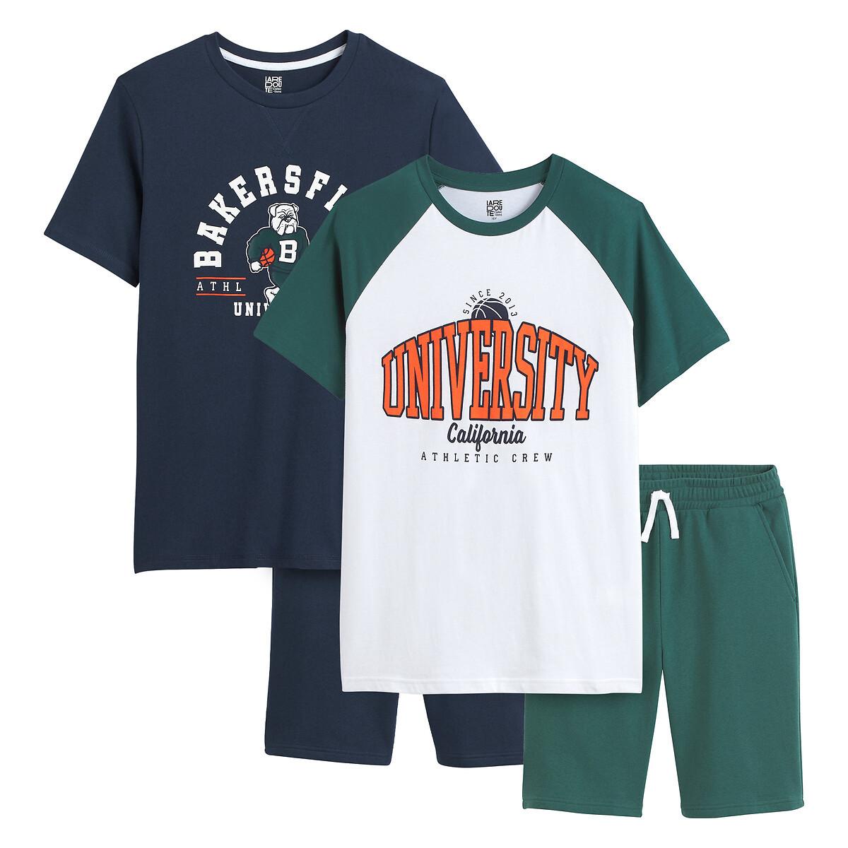 La Redoute Collections Kurzpyjama-Set aus Baumwolle