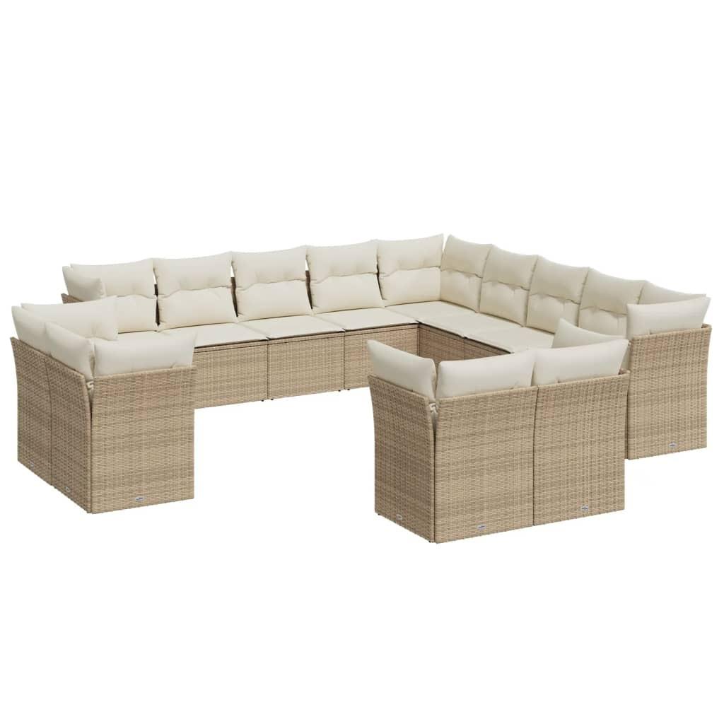 VidaXL Garten sofagarnitur poly-rattan