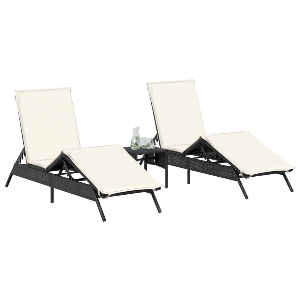 VidaXL Sonnenliege poly-rattan