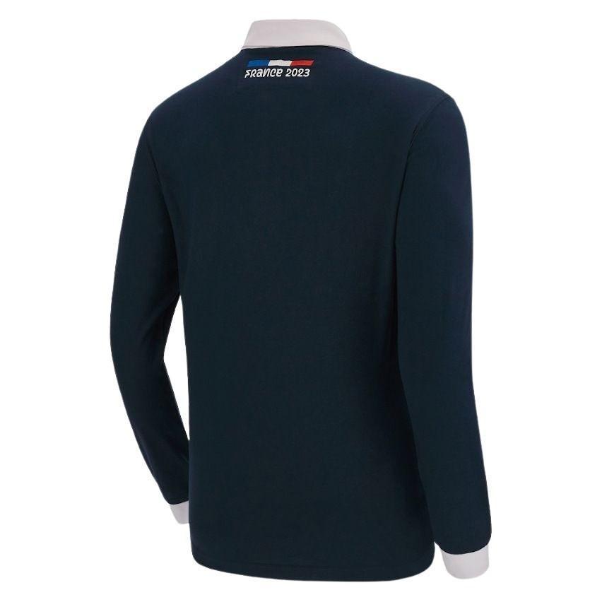 macron Rugby World Cup France 2023 Langärmeliges Polo-Shirt