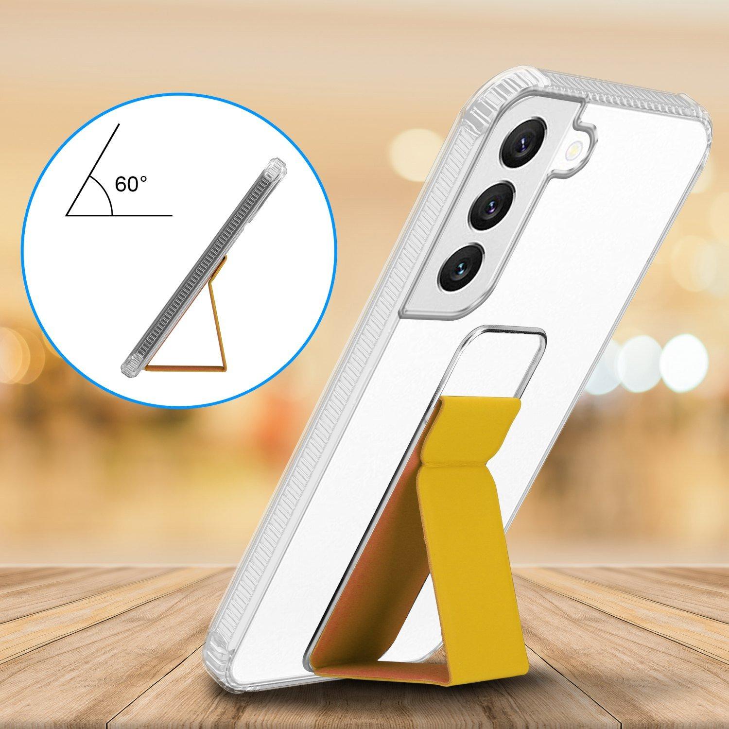 Cadorabo Hülle für Samsung Galaxy S22 PLUS mit Halterung und Standfunktion