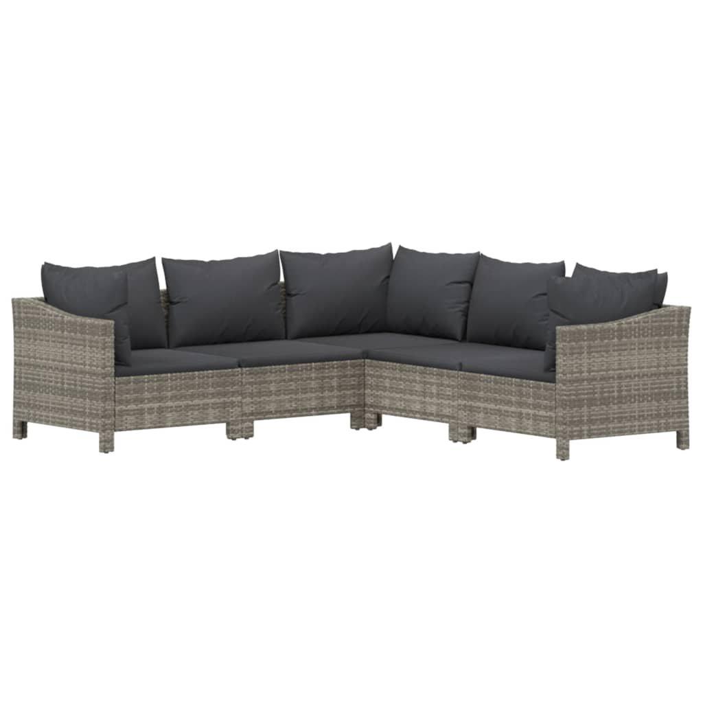 VidaXL Garten lounge set poly-rattan