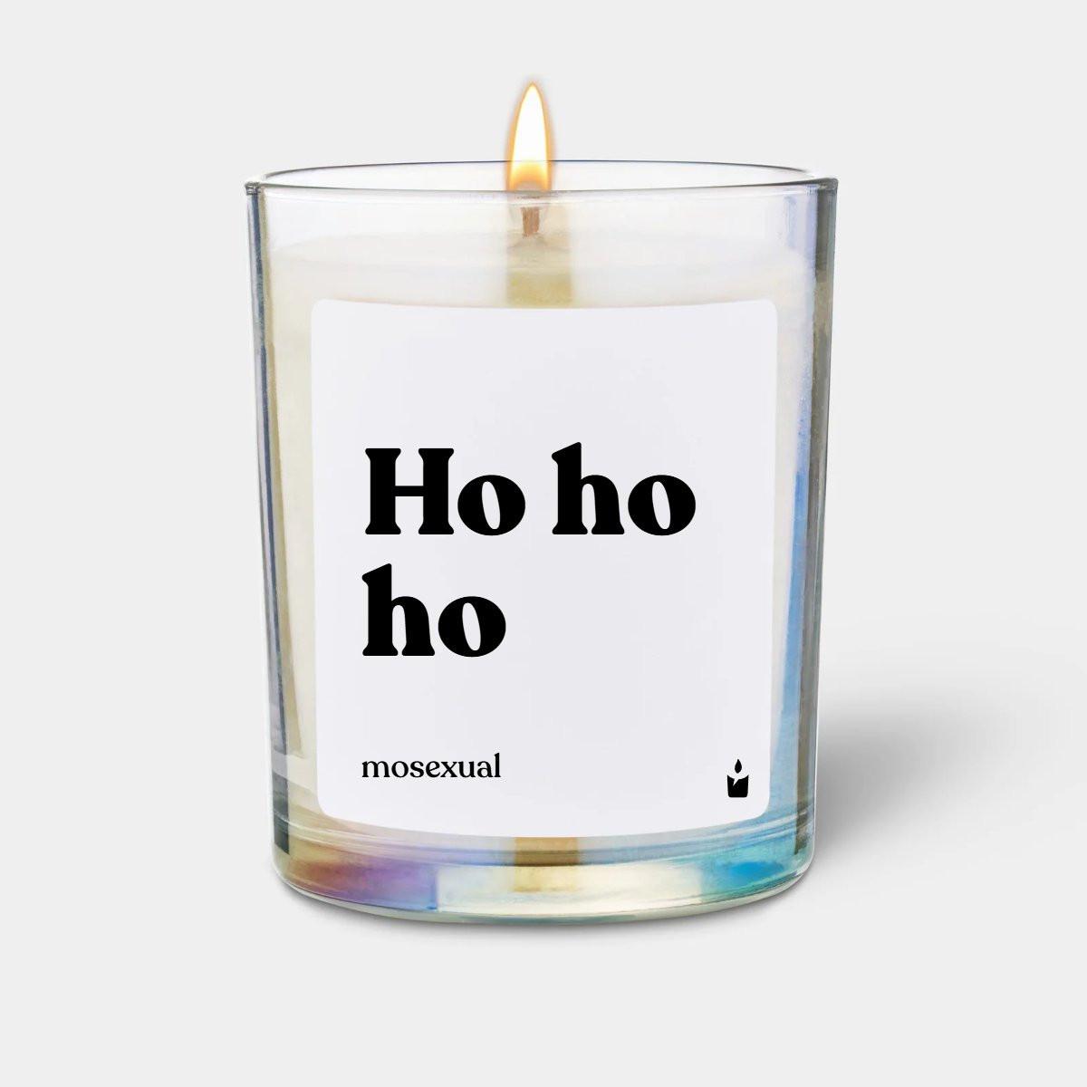 CandleHand Duftkerze Flowery Ho ho ho mosexual
