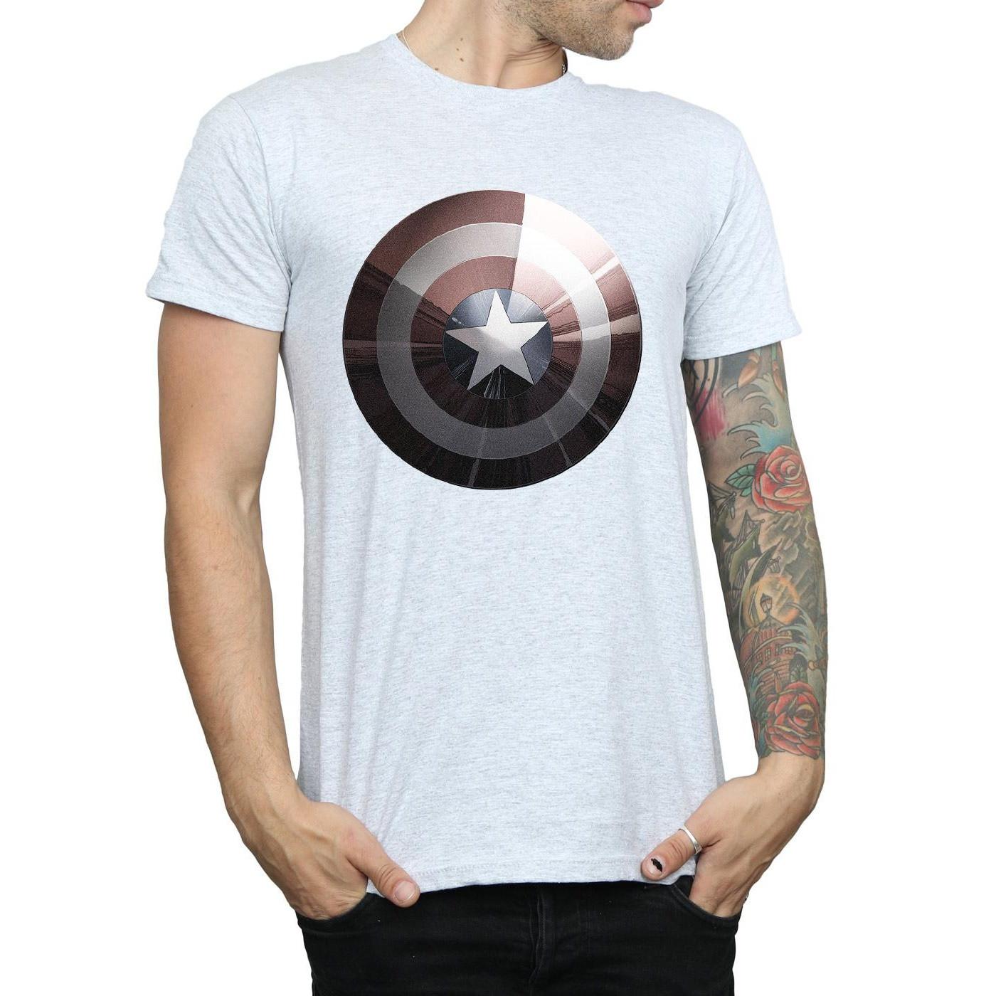MARVEL Avengers Captain America Shield Print T-Shirt