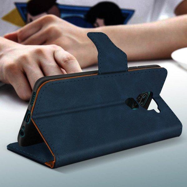 Avizar Vintage Case Xiaomi Redmi Note 9 Blau