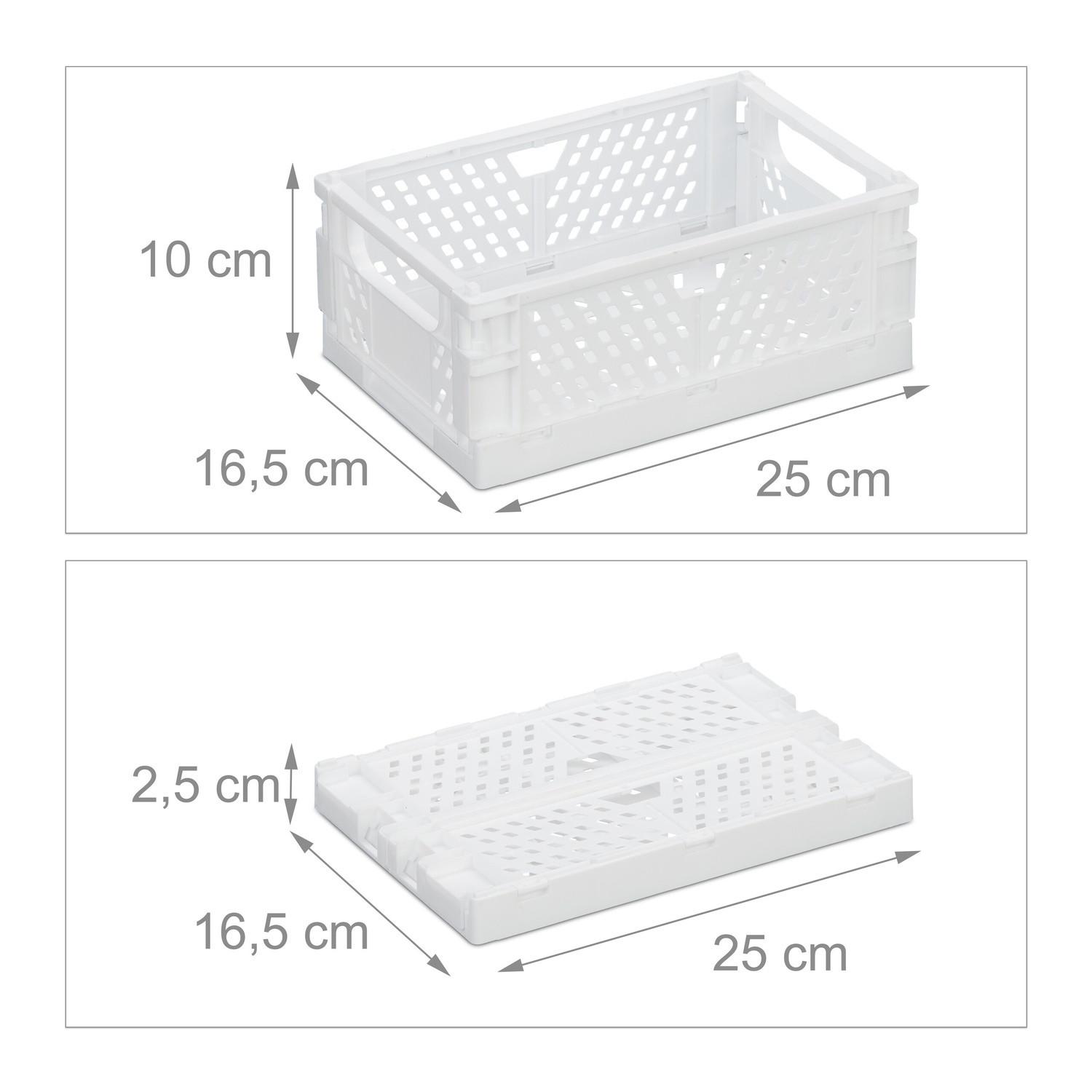 B2X Kleine zusammenklappbare Box im 2er-Set