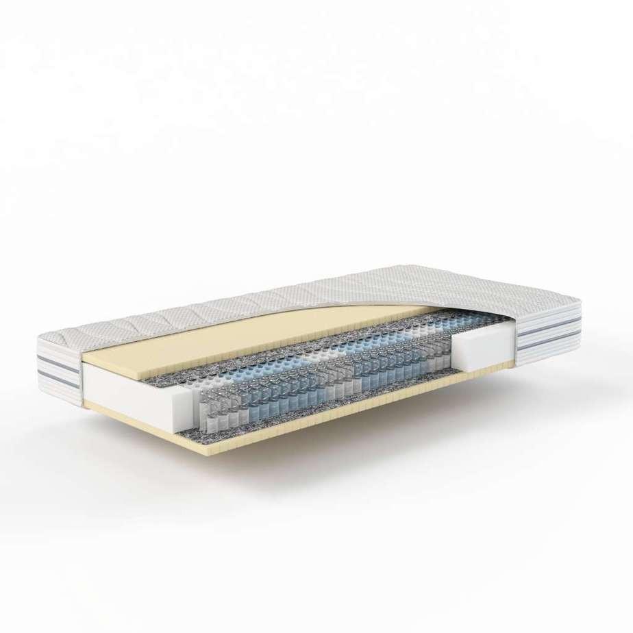 Mara Vital Matratze Naturale T-1000 mit Naturlatexauflage - Hart - Federkernmatratze