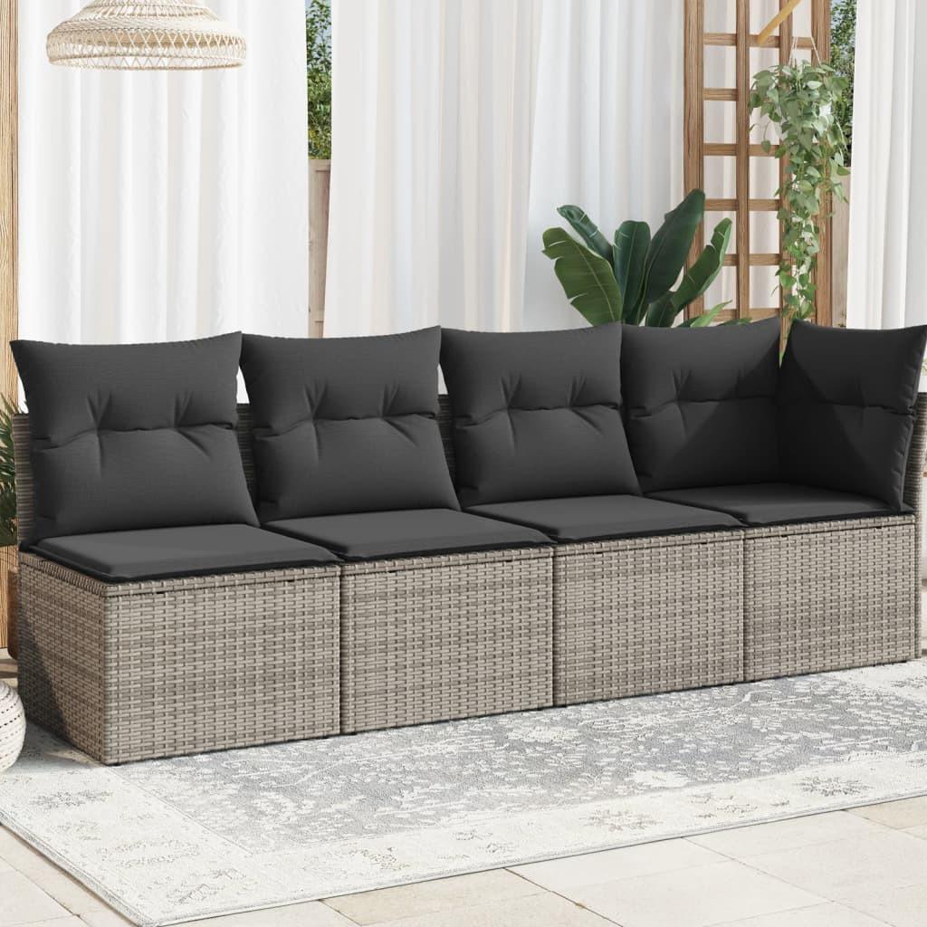 VidaXL Gartensofa poly-rattan
