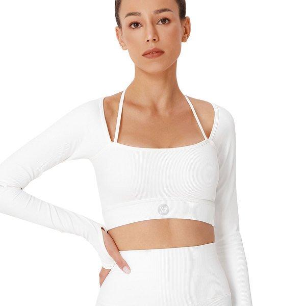 YEAZ CLUB LEVEL Long Top - white focus