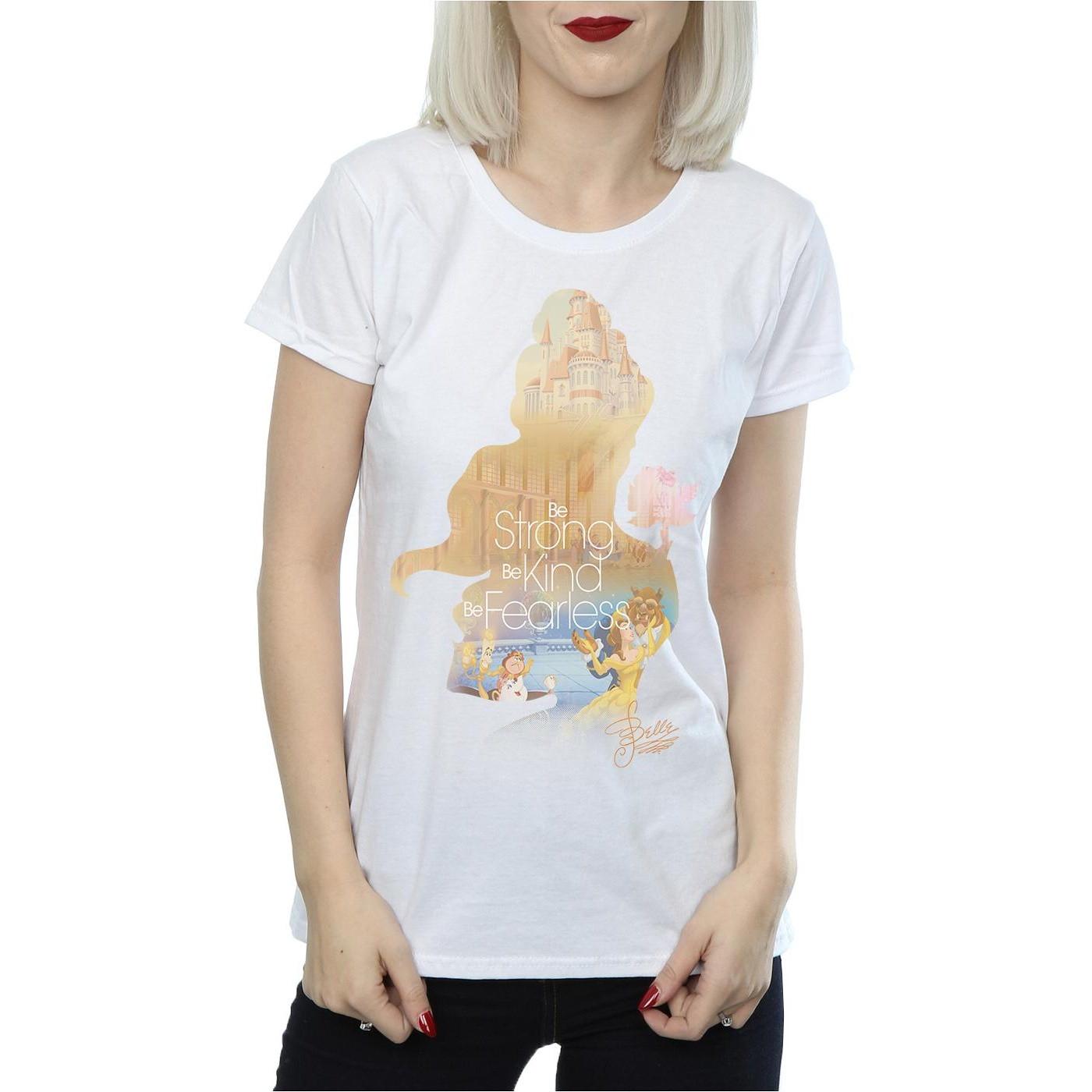 Disney PRINCESS Die Schöne und das Biest Be Strong Be Kind Be Fearless T-Shirt