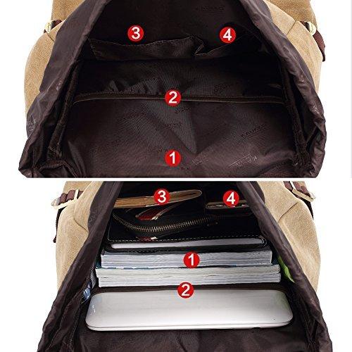 Only-bags.store Rucksack Studenten 17-Zoll-Rucksack für 15